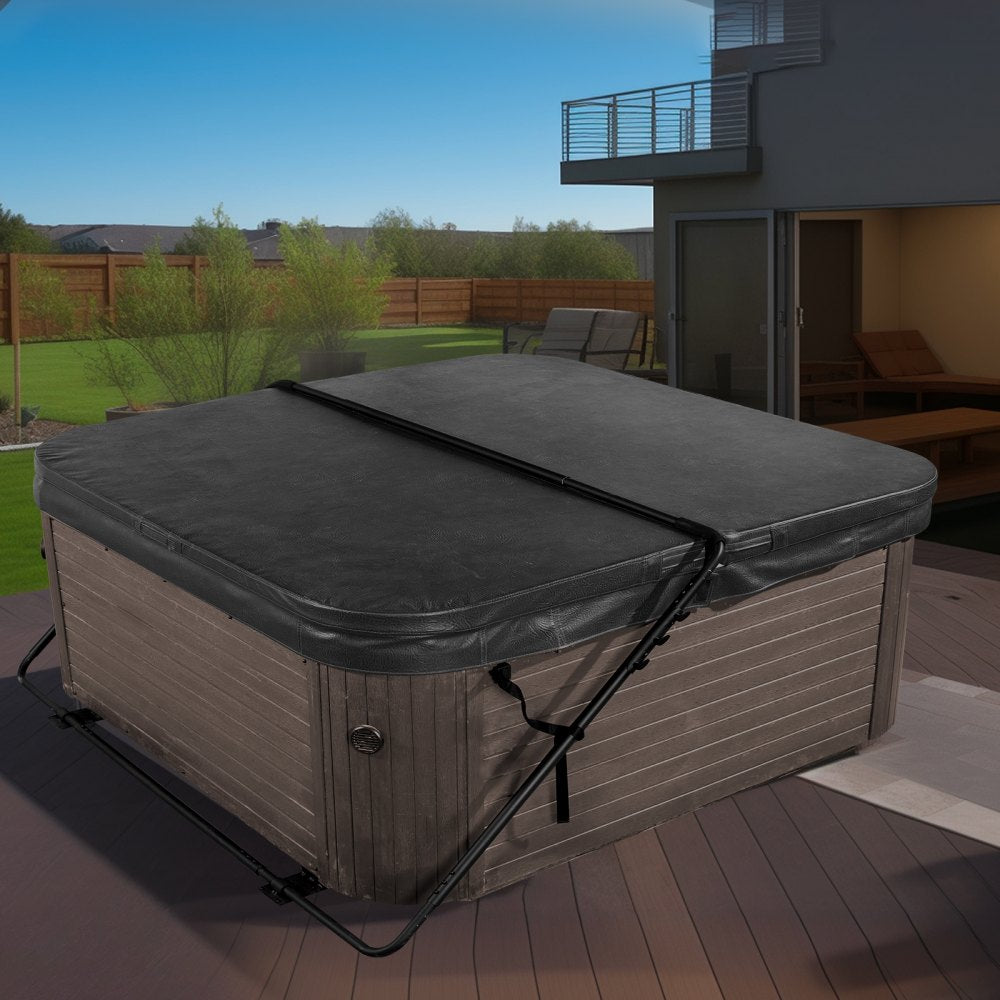 VEVOR Hot Tub Cover Lift, Spa Cover Lift, Height 31.5" - 41.3" Width 53" - 92.5" Adjustable, Installed at the Bottom on
