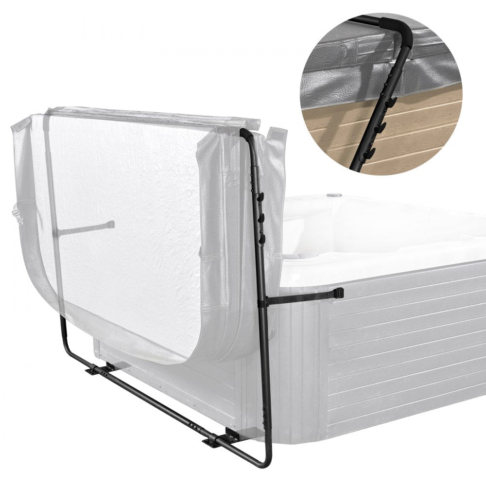 VEVOR Hot Tub Cover Lift, Spa Cover Lift, Height 31.5" - 41.3" Width 53" - 92.5" Adjustable, Installed at the Bottom on