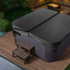 VEVOR Hot Tub Cover Lift, Spa Cover Lift, Height 31.5" - 41.3" Width 69" - 100.5" Adjustable, Installed on Both Sides