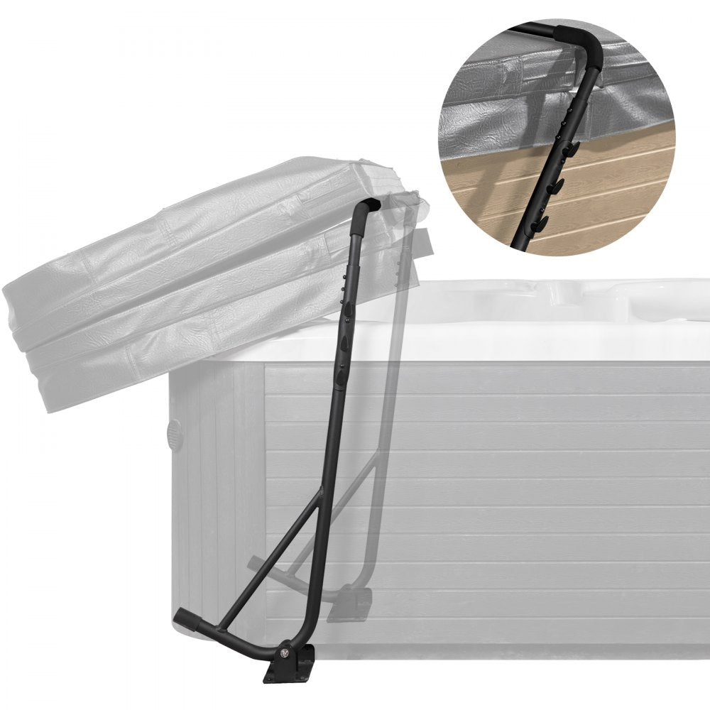 VEVOR Hot Tub Cover Lift, Spa Cover Lift, Height 31.5" - 41.3" Width 57" - 92.5" Adjustable, Installed Underneath on