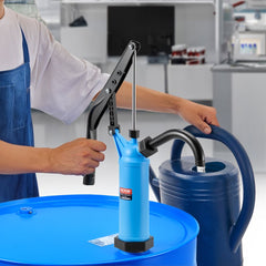 VEVOR Drum Pump, 9.5 oz. Per Stroke, Lever-Action Barrel Pump, Fits 5-55 Gallon Drums with 3-Section Suction Tube
