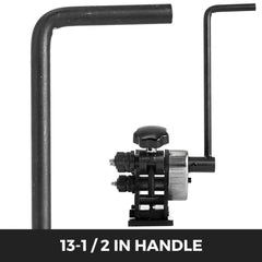 VEVOR Manual Plate Steel Ring Bender 13-1/2inch Single Pinch Portable Hand Crank Ring Handle Rolling 3inch And Larger