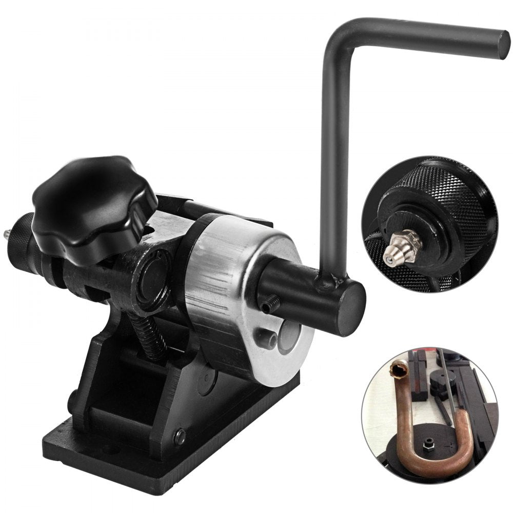 VEVOR Manual Plate Steel Ring Bender 13-1/2inch Single Pinch Portable Hand Crank Ring Handle Rolling 3inch And Larger