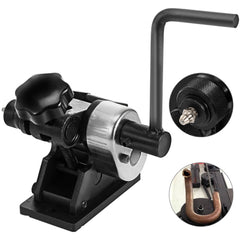 VEVOR Manual Plate Steel Ring Bender 13-1/2inch Single Pinch Portable Hand Crank Ring Handle Rolling 3inch And Larger