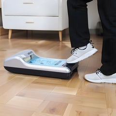 VEVOR Shoe Cover Dispenser, Automatic Shoe Film Machine with 1 Roll (600 Pcs) of Non-Slip Disposable Sole Membrane