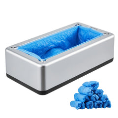 VEVOR Shoe Cover Dispenser, Automatic Shoe Covers Dispenser with 100 Pcs of Non-Slip Disposable Shoes Covers, Fits Size