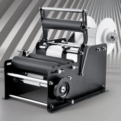 VEVOR Manual Round Labeling Machine, 15-20pcs/min, Bottle Label Applicator for Round Bottles, Adjustable Manual Round