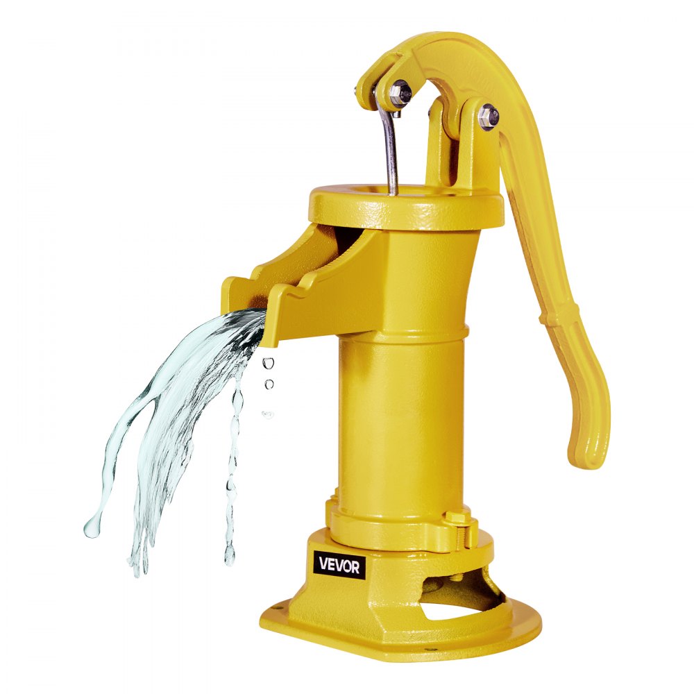 VEVOR Well Hand Pitcher Pump, 25 ft Maximum Lift, Antique Cast Iron Manual Hand Water Pump, NPT 1-1/4 in Connection