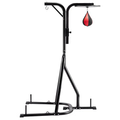 VEVOR 2 in 1 Punching Bag Stand, Steel Heavy Duty Workout Equipment, Adjustable Height Boxing Punching Bag and Speed