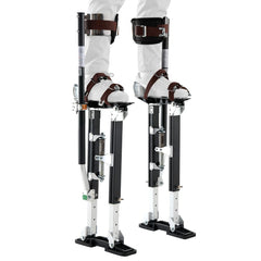 VEVOR Drywall Stilts, 19.1-31.1 in Adjustable Aluminum Painter Stilts, 228 lbs Load Capacity, Non-Slip Rubber Feet