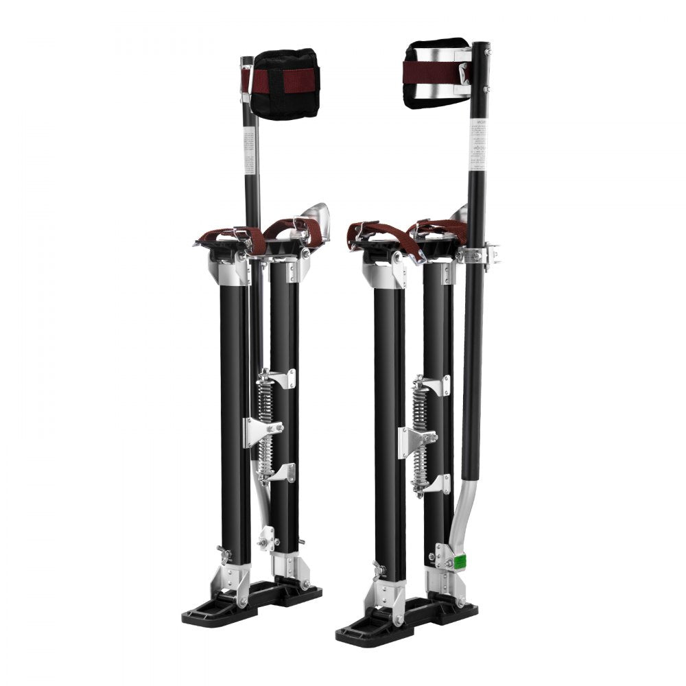 VEVOR Drywall Stilts, 24''-40'' Adjustable Aluminum Tool Stilts with Protective Knee Pads, Durable and Non-slip Work