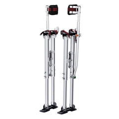 VEVOR Drywall Stilts, 36''-50'' Adjustable Aluminum Tool Stilts with Protective Knee Pads, Durable and Non-slip Work