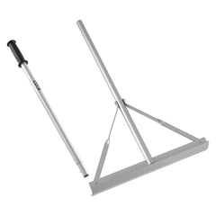 VEVOR Landscape Rake, 60 inch Handle 20 inch Wide Head, Large Heavy Duty Aluminum Landscaping Level, Asphalt Rake Tool