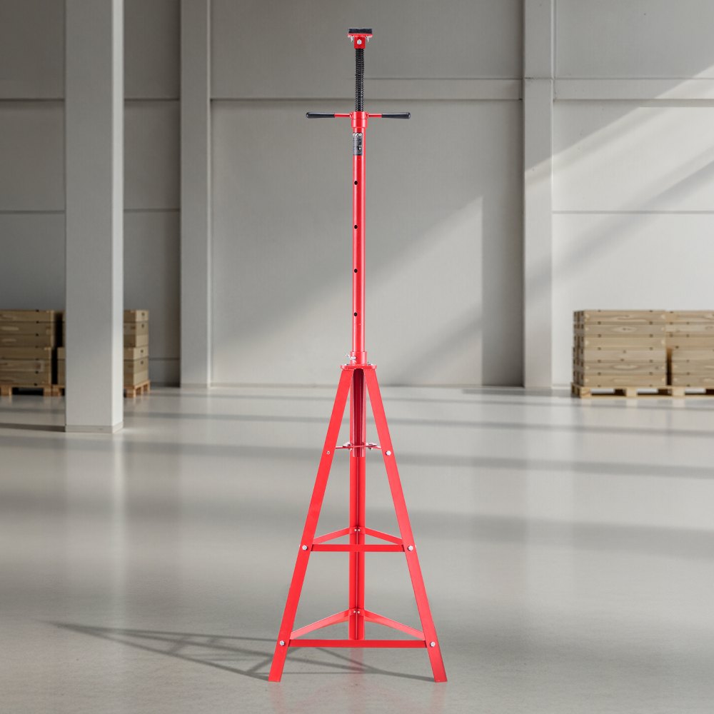 VEVOR Under Hoist Tripod Stand, 2 Ton (4409 lbs) Capacity High Lift Jack Stand Reach Underhoist Support, Lifting from