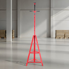 VEVOR Under Hoist Tripod Stand, 2 Ton (4409 lbs) Capacity High Lift Jack Stand Reach Underhoist Support, Lifting from