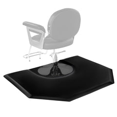 VEVOR Salon Mat for Hair Stylist, 4 x 5 FT Hexagon Salon Chair Mat Anti Fatigue, 1-inch Thickened Barber Shop Floor Mat