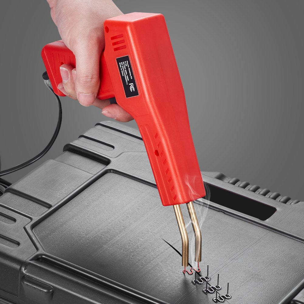 VEVOR Plastic Welder, 100W Plastic Welding Gun with 800PCS Hot Staples, Professional Hot Staple Welding Gun, Plastic