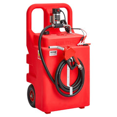 VEVOR Diesel Transfer Tank, 32 Gallon, Portable Kerosene Tank with 12V DC 10GPM Electric Transfer Pump, 13 ft Delivery