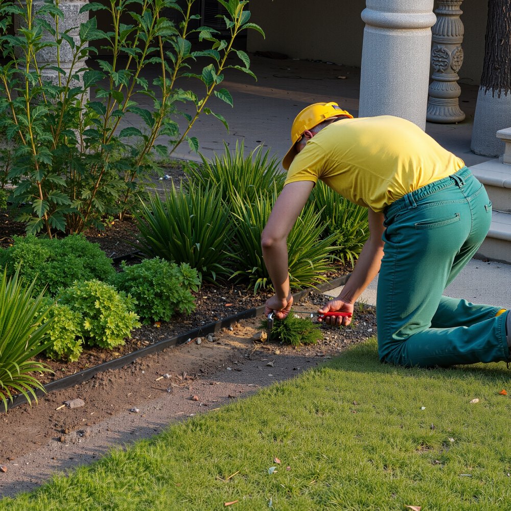 VEVOR Landscape Edging Border, 10Pcs 6 ft x 1.6 in Plastic Garden Edging with 60 Spikes, Sun-Resistant Flowerbed