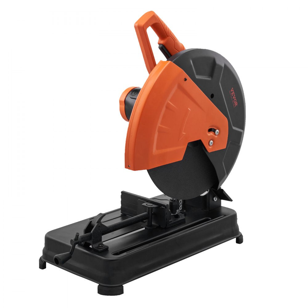 VEVOR Abrasive Chop Saw, 14"/355mm Blade Diameter Cut Off Saw, 2300W 3600RPM Steel Cutting Machine, 0-45° Adjustable