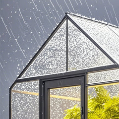 VEVOR 15 Pack Polycarbonate Greenhouse Panels, 2' X 4' X 0.24'' Roof Panels Sheets, Waterproof UV Protected Corrugated