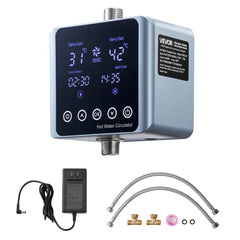 VEVOR Digital Smart Instant Hot Water Recirculating Pump Kit, with Built-in Thermostat, Timer, Digital Screen, Under