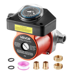 VEVOR Hot Water Recirculating Pump, with Timer, 10 GPM Instant Recirculation Pump Kit, Circulation Circulator System