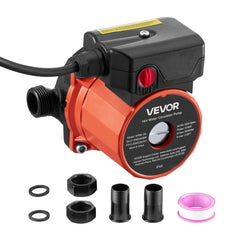 VEVOR Hot Water Recirculating Pump, 10 GPM, Instant Circulation Circulator Pump System, 3-Speed Control, 0.13 HP