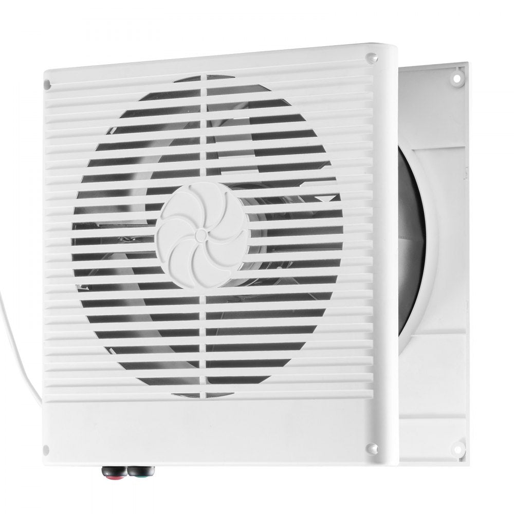 VEVOR 7.5-Inch Room to Room Fan, Through Wall Fan with AC Motor & Bi-directional Adjustable Wind, 180 CFM Ventilation