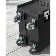 VEVOR Caster Wheels, 5 Inch Heavy Duty Casters, Compatible with VEVOR Insulated Food Pan Carrier, Set of 4 (2 Swivel