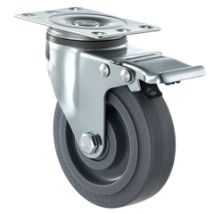 VEVOR Caster Wheels, 5 Inch Heavy Duty Casters, Compatible with VEVOR Insulated Food Pan Carrier, Set of 4 (2 Swivel