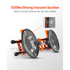 VEVOR Seamless Seam Setter, 2 Packs, Granite Seam Setter with 6 in Vacuum Suction Cups & Tool Bag, Seam Joiner for Seam