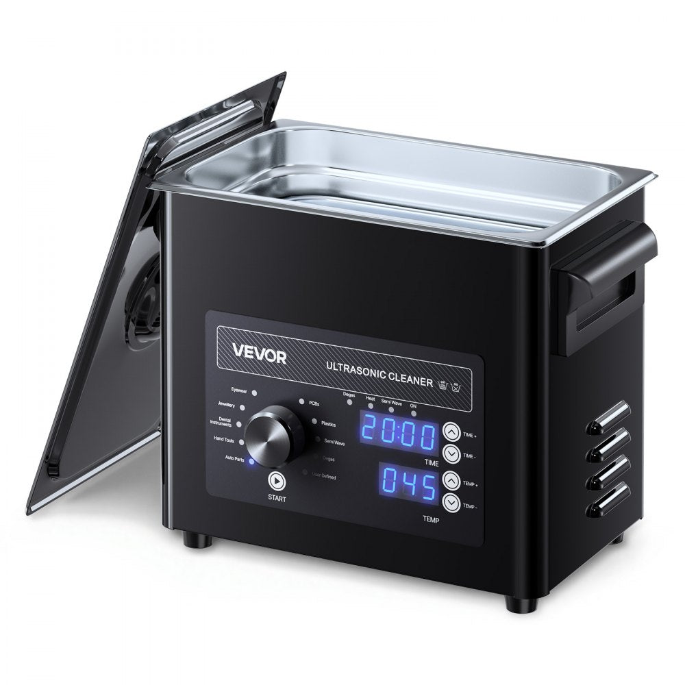 VEVOR 3L Ultrasonic Cleaner, Professional Ultrasonic Cleaner Machine with Knob Control, Stainless Steel Cleaning