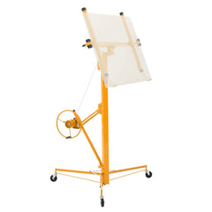 VEVOR 16ft Drywall Lift, Heavy-Duty 150 lbs Sheetrock Hoist with Adjustable Telescoping Arm, Lockable Wheels, Drywall