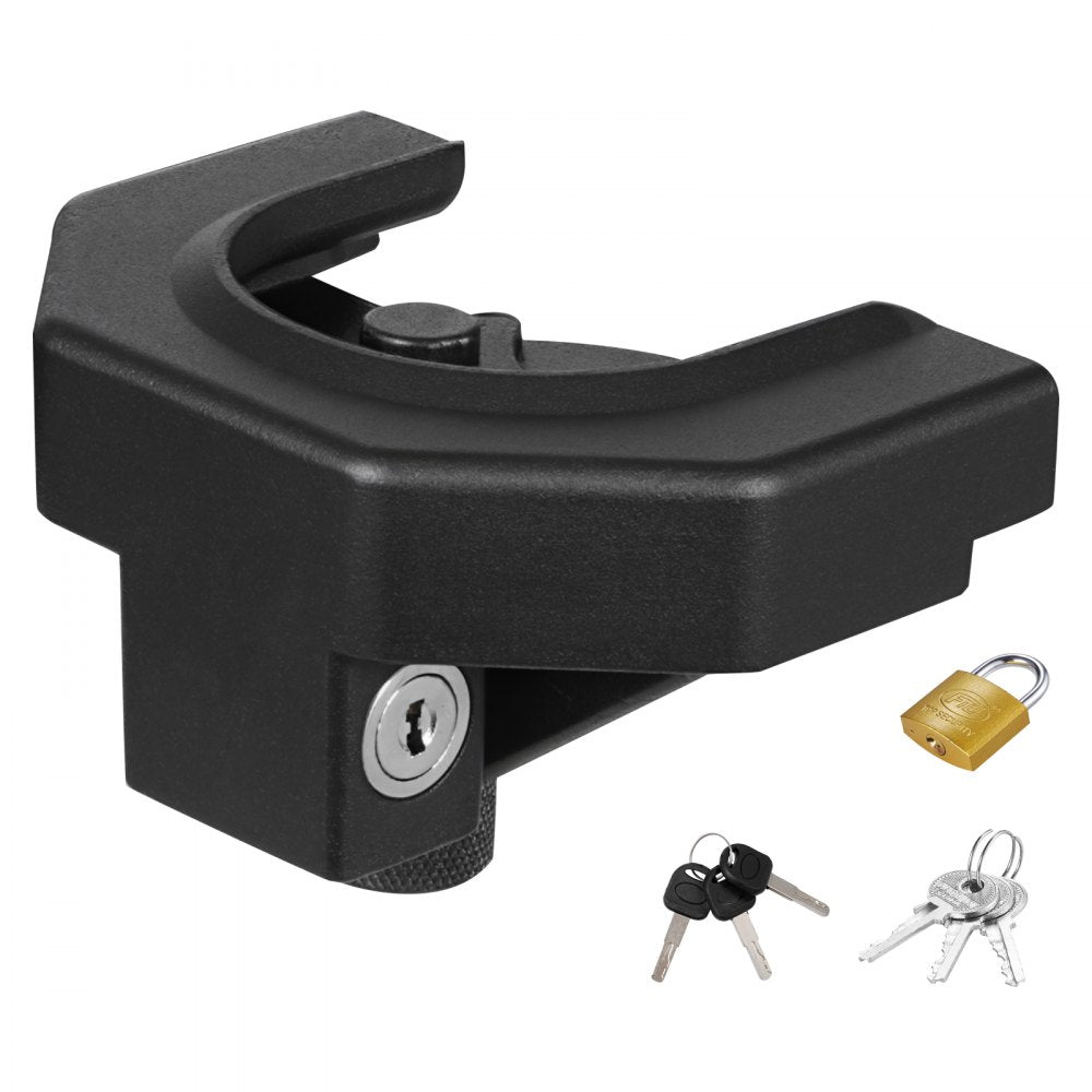 VEVOR Trailer Hitch Lock Kit, Compatible with 2-5/16 in Couplers, Heavy-Duty Anti-Theft Trailer Ball Lock with 3 Keys &