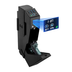 VEVOR Gun Safe, Slider Handgun Gun Safe with Screen, Fingerprint/Password/Key, 3-Way Quick Access Firearm Case Box with