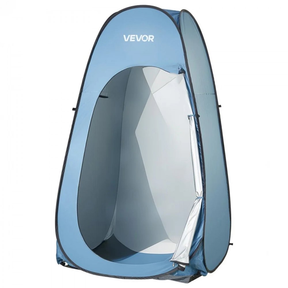 VEVOR Pop up Shower Tent, Instant Portable Privacy Tent Changing Room with Hanging Bag, Ground Stakes, Ropes, Carry