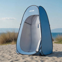 VEVOR Pop up Shower Tent, Instant Portable Privacy Tent Changing Room with Shower Bag, Ground Stakes, Ropes, Carry Bag