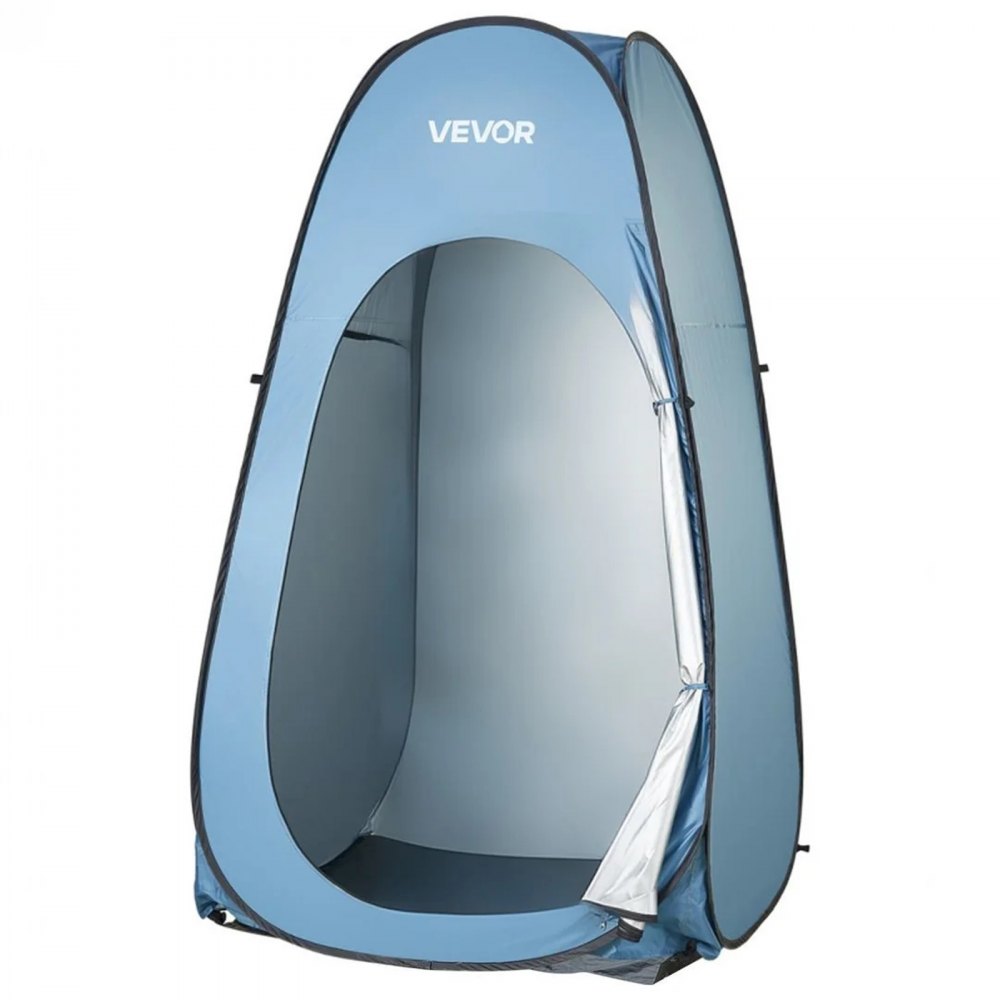 VEVOR Pop up Shower Tent, Instant Portable Privacy Tent Changing Room with Shower Bag, Ground Stakes, Ropes, Carry Bag