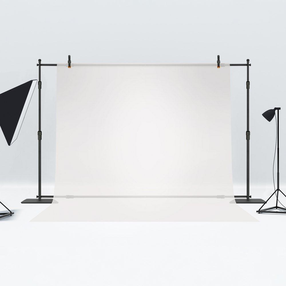 VEVOR 10ft x 10ft Pipe and Drape Kit, Heavy Duty Backdrop Stand with Carbon Steel Base, Adjustable Backdrop Support