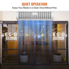 VEVOR 36" Industrial Air Door Blower, Dual-Speed 1200CFM, for Indoor Entryways, Includes Robust Limit Switch, Wall
