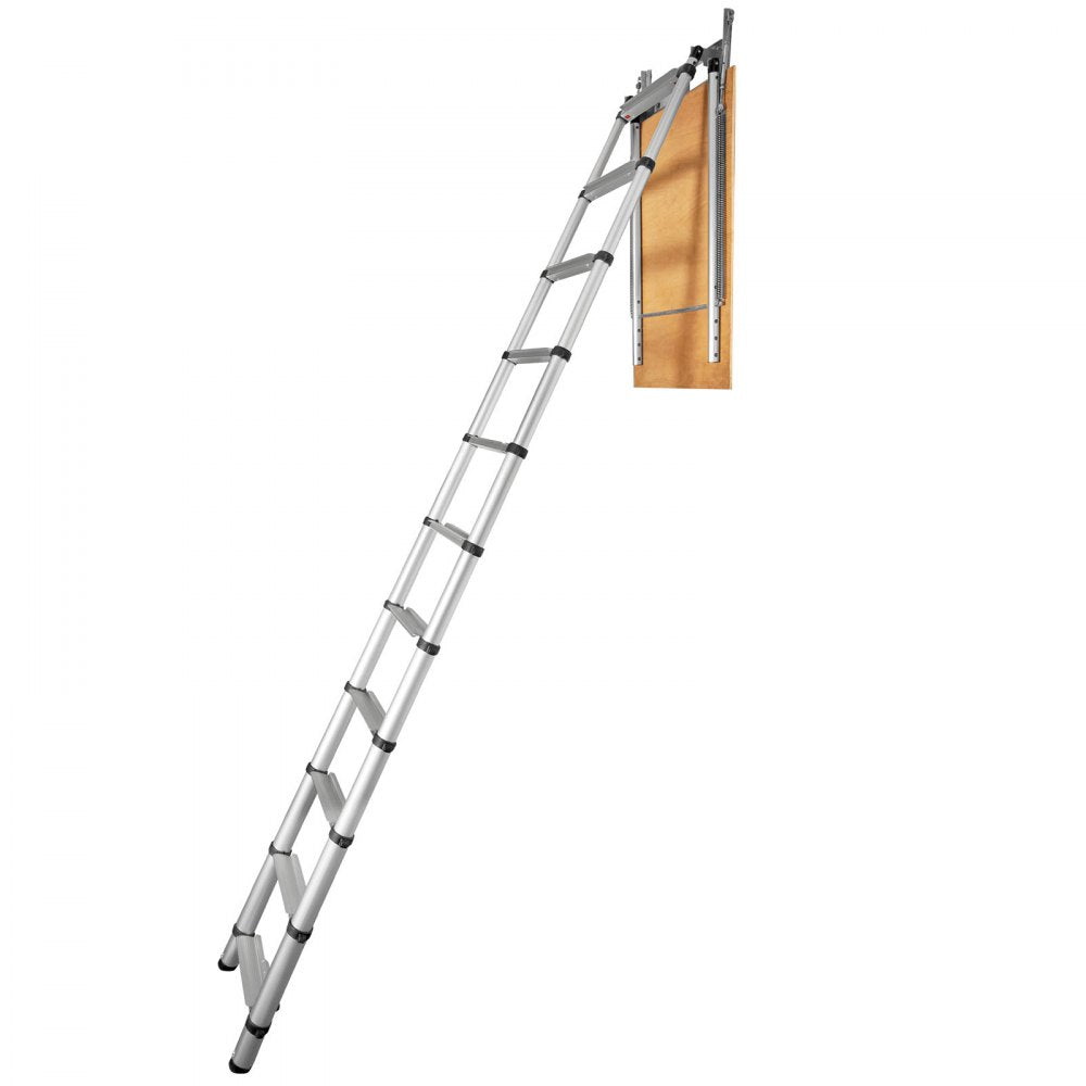 VEVOR Attic Ladder Telescoping, 350-pound Capacity, 39.37" x 23.6", Multi-Purpose Aluminium Extension, Lightweight and