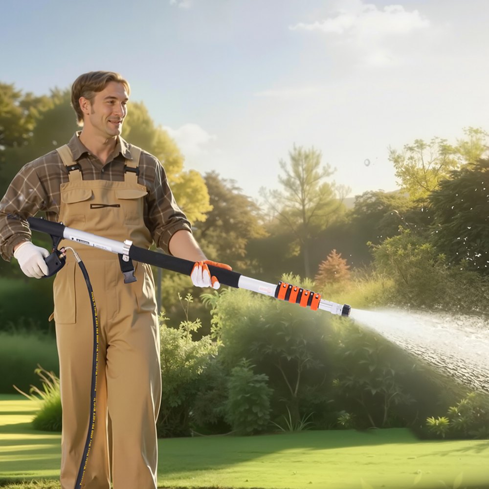 VEVOR Pressure Washer Telescoping Wand, 18 ft, 4000 psi, Telescopic Spray Wand with Power Washer Extension Wands