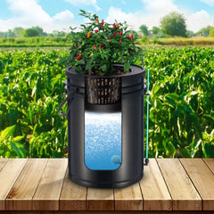VEVOR DWC Hydroponics Grow System, Hydroponic Growing System with Top Drip Kit, 5-Gallon Deep Water Culture with Air