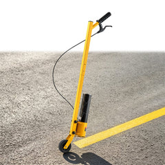 VEVOR Striping Line Painting Wand 4" Heavy-Duty Wheel Marking Paint Wand, For Ground Marking, Parking Lot and Field