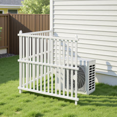VEVOR 2 Panels Outdoor Privacy Screen, 48 x 48 in Air Conditioner Fence with 19.7 in Ground Stakes, Pool Equipment
