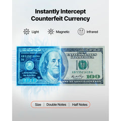 VEVOR Money Counter Machine, Mixed Denomination Bill Cash Counter with CIS/UV/MG/IR/DD/DBL/HLF/CHN Counterfeit