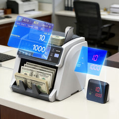 VEVOR Money Counter Machine, Mixed Denomination Bill Cash Counter with CIS/UV/MG/IR/DD/DBL/HLF/CHN Counterfeit