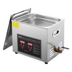 VEVOR Ultrasonic Cleaner with Digital Timer & Heater, Professional Ultra Sonic Jewelry Cleaner, Stainless Steel Heated