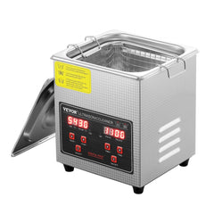 VEVOR Ultrasonic Cleaner with Digital Timer & Heater, Professional Ultra Sonic Jewelry Cleaner, Stainless Steel Heated